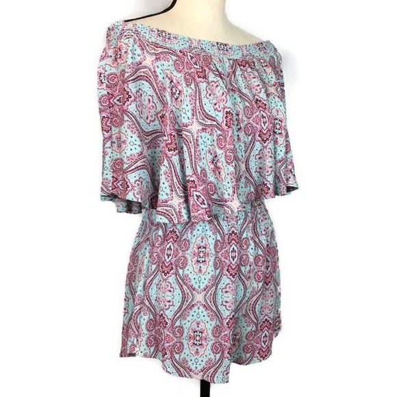 Show Me Your Mumu Paisley Rosarita Romper Playsuit - Picture 2 of 8